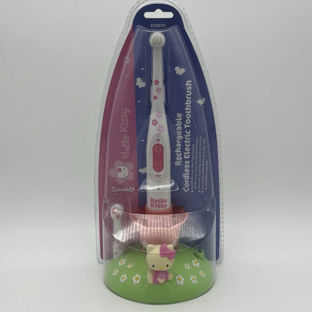 Hello Kitty Rechargeable Electric tooth brush Sanrio Vintage 2004 SEALED RARE